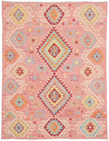 Rug Kilim Afghanistan 151x195 Light Pink Light
