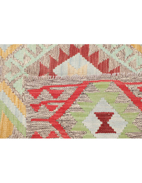 Rug Kilim Afghanistan 154x201 Beige Grey Coral