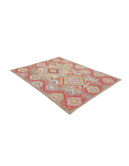 Rug Kilim Afghanistan 154x190 Grey Brown Red Li