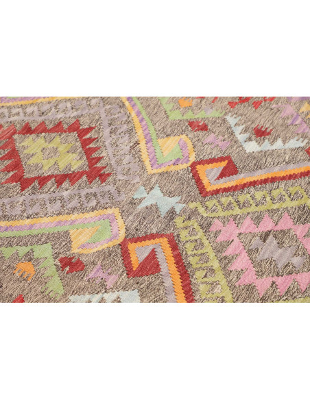 Rug Kilim Afghanistan 154x190 Grey Brown Red Li