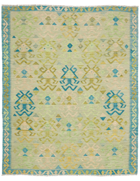 Rug Kilim Afghanistan 160x200 Light Mint Green