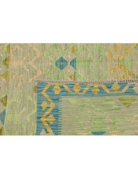 Rug Kilim Afghanistan 160x200 Light Mint Green