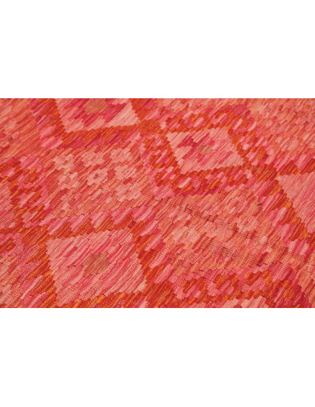 Tappeto Kilim Afghanistan 160x201 Rosso Corallo