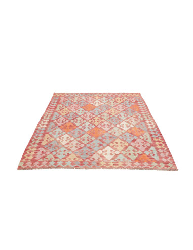 Tappeto Kilim Afghanistan 152x198 Rosso Mattone