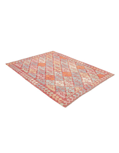 Tappeto Kilim Afghanistan 152x198 Rosso Mattone