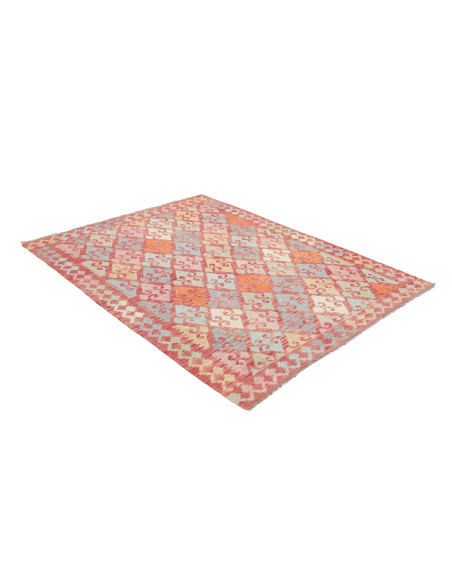 Tappeto Kilim Afghanistan 152x198 Rosso Mattone