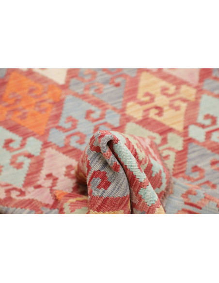 Tappeto Kilim Afghanistan 152x198 Rosso Mattone