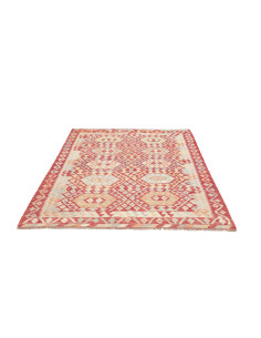 Tappeto Kilim Afghanistan 149x198 Rosso Mattone 2