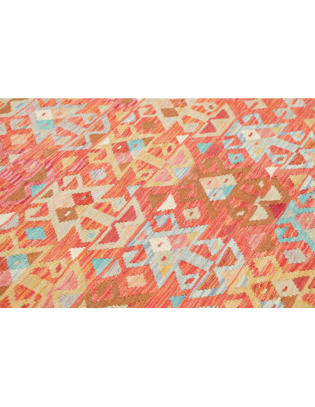 Rug Kilim Afghanistan 148x197 Coral Orange Ligh