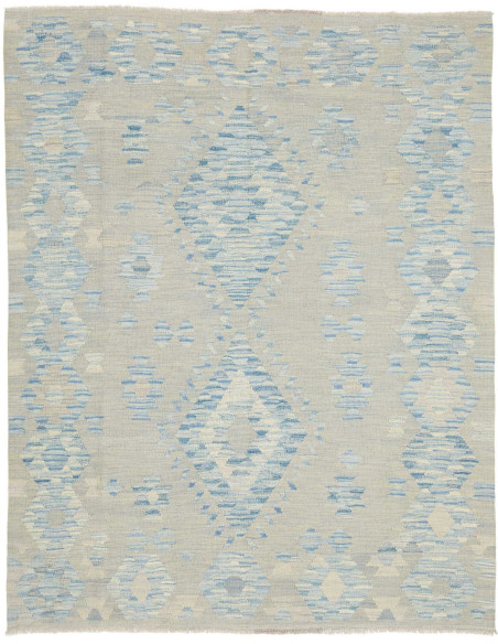 Tappeto Kilim Afghanistan 152x196 Grigio Blu Ci