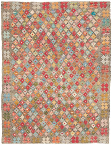Rug Kilim Afghanistan 150x198 Earthy Grey Multi