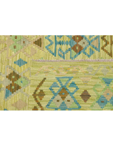 Rug Kilim Afghanistan 162x205 Light Green Turqu