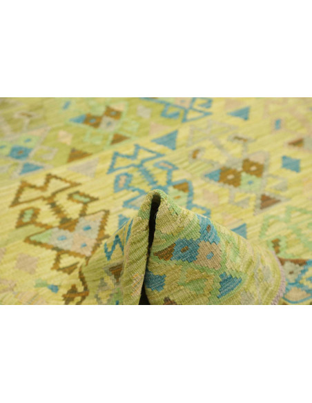 Rug Kilim Afghanistan 162x205 Light Green Turqu