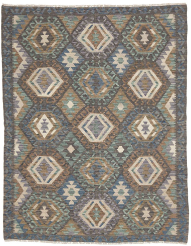 Rug Kilim Afghanistan 157x201 Brown Grey Blue G