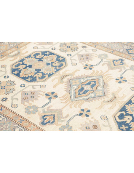 Tappeto Kazak Afghanistan 150x208 Crema Bianco