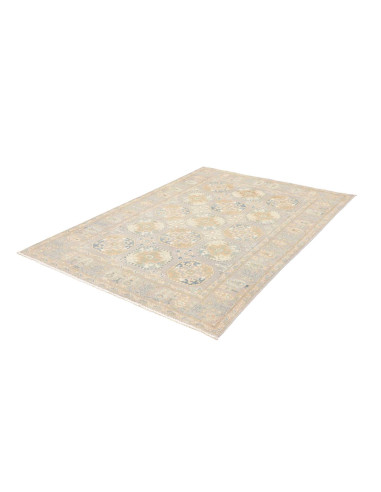 Tappeto Kazak Afghanistan 144x198 Grigio Chiaro