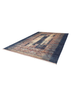 Tappeto Mosaic Pakistan 267x360 Blu Beige Terra 2