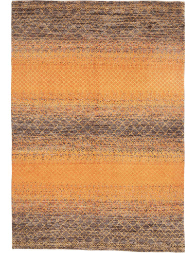Tappeto Royal Gabbeh Pakistan 153x220 Arancione