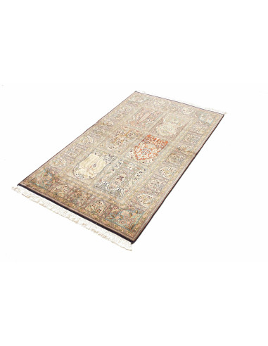 Rug Kashmir India white 92x154