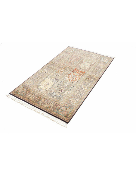 Rug Kashmir India white 92x154