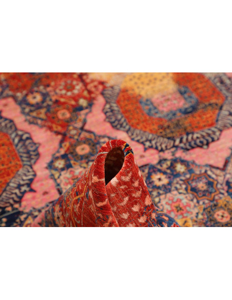 Tappeto Mamlouk Pakistan 200x299 Navy Blu Rosso