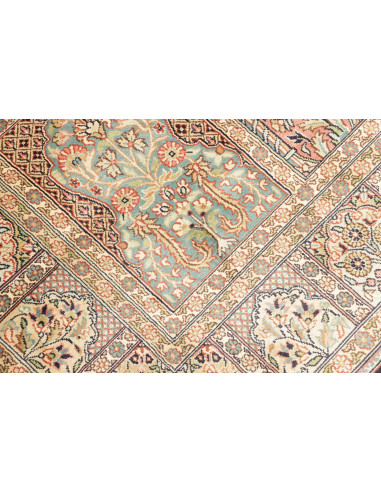 Rug Kashmir India white 92x154