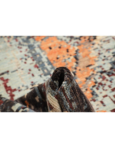 Rug Gabbeh Marrakech Pakistan 278x384 Dark Brow