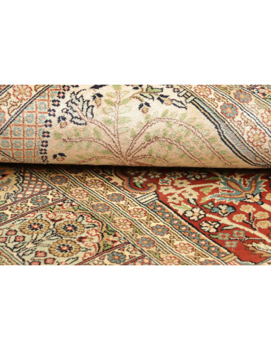 Rug Kashmir India white 92x154