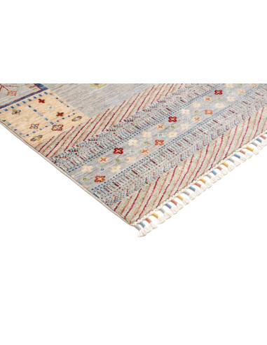 Tappeto Siva Pakistan 170x238 Grigio Azzurro Ch