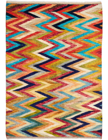 Tappeto Gabbeh Marrakech Pakistan 133x188 Rosso