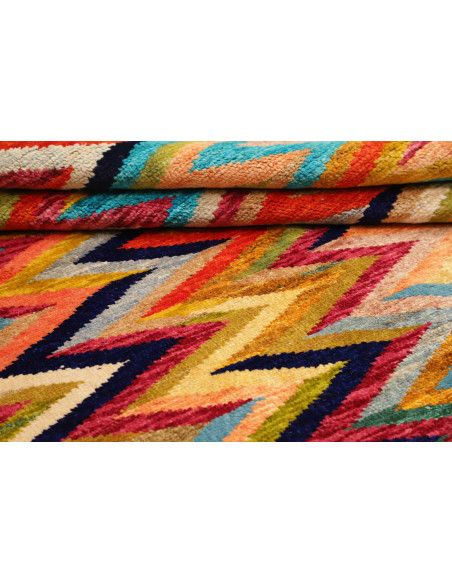 Tappeto Gabbeh Marrakech Pakistan 133x188 Rosso