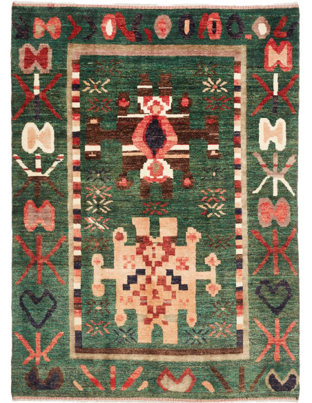 Tappeto Gabbeh Marrakech Pakistan 178x243 Verde