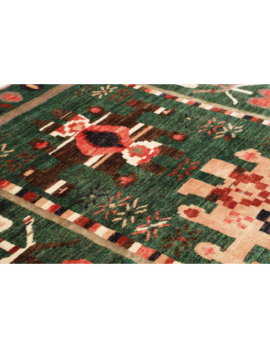 Tappeto Gabbeh Marrakech Pakistan 178x243 Verde