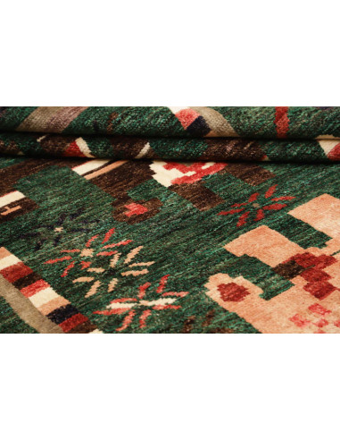 Tappeto Gabbeh Marrakech Pakistan 178x243 Verde