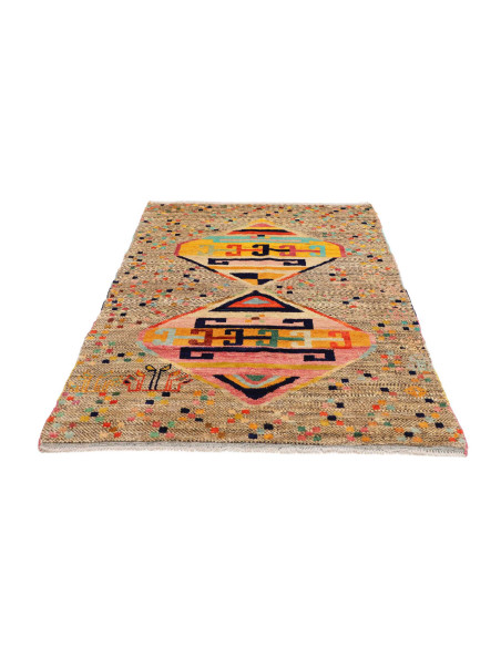 Tappeto Gabbeh Marrakech Pakistan 132x189 Beige