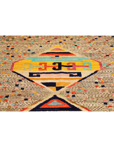 Tappeto Gabbeh Marrakech Pakistan 132x189 Beige