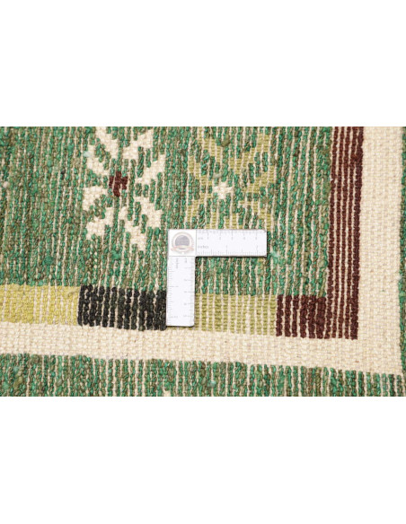 Tappeto Gabbeh Marrakech Pakistan 155x215 Verde