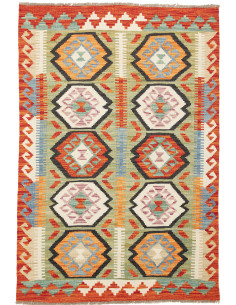 Kilim 99x147 Cm Kilim, Afghanistan, Hand-carded Wool