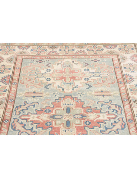 Tappeto Kazak Afghanistan 119x180 Azzurro Paste