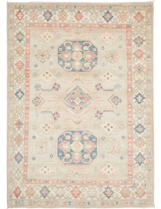 Tappeto Kazak Afghanistan 154x213 Beige Chiaro