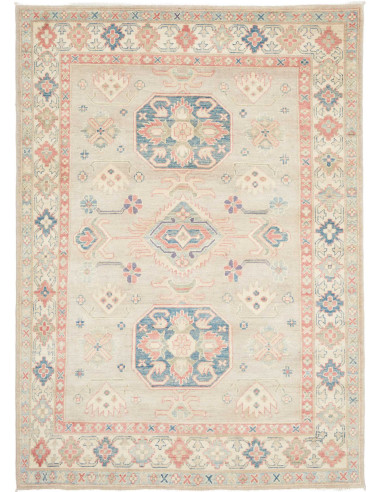 Tappeto Kazak Afghanistan 154x213 Beige Chiaro