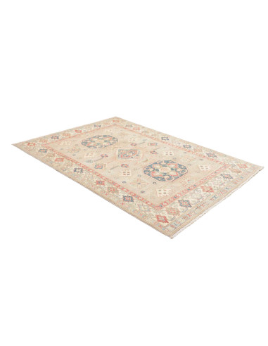 Tappeto Kazak Afghanistan 154x213 Beige Chiaro