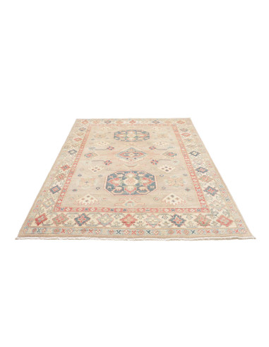 Tappeto Kazak Afghanistan 154x213 Beige Chiaro