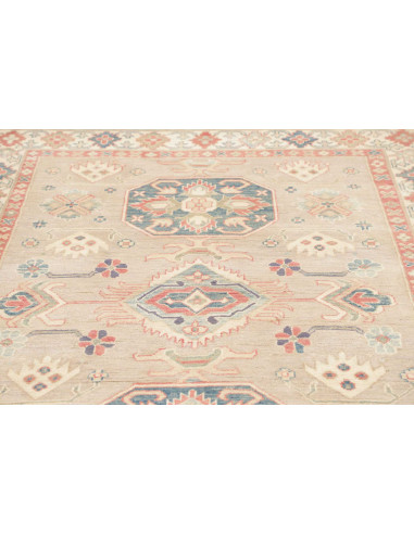 Tappeto Kazak Afghanistan 154x213 Beige Chiaro
