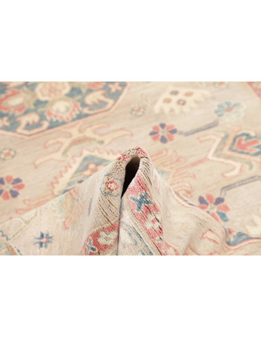 Tappeto Kazak Afghanistan 154x213 Beige Chiaro