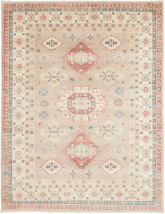 Tappeto Kazak Afghanistan 152x201 Beige Grigio