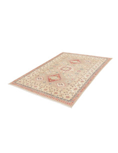 Tappeto Kazak Afghanistan 152x201 Beige Grigio 2