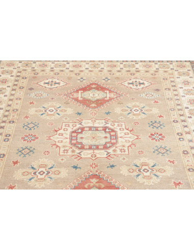 Tappeto Kazak Afghanistan 152x201 Beige Grigio