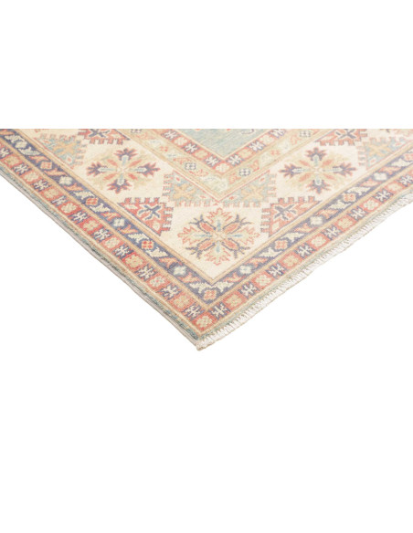 Tappeto Kazak Afghanistan 152x204 Blu Chiaro Te