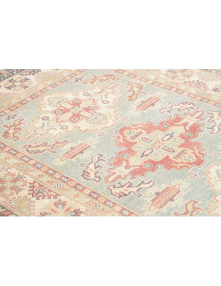 Tappeto Kazak Afghanistan 152x204 Blu Chiaro Te